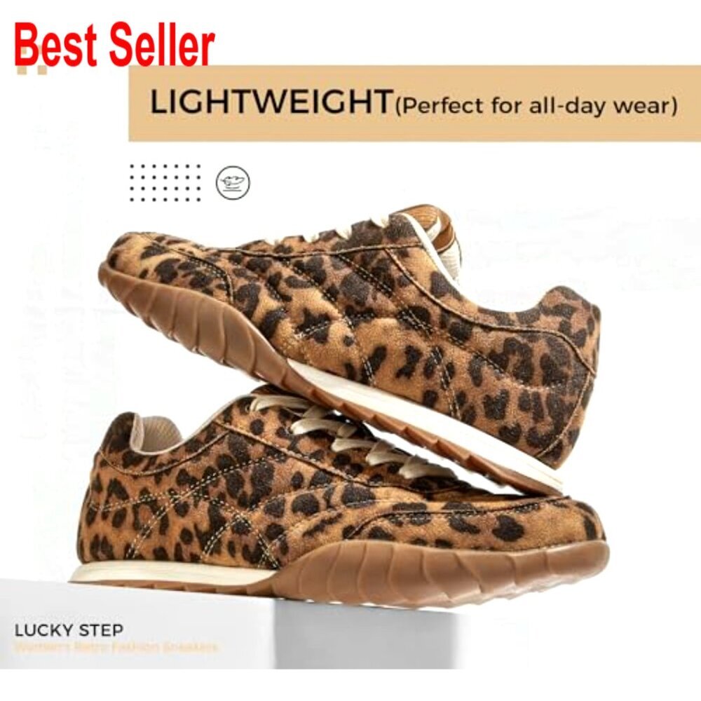 Women's Retro Fashion Sneakers Thin Sole Anti-Slip Comfortable Walking Shoes - Picture 6 of 7